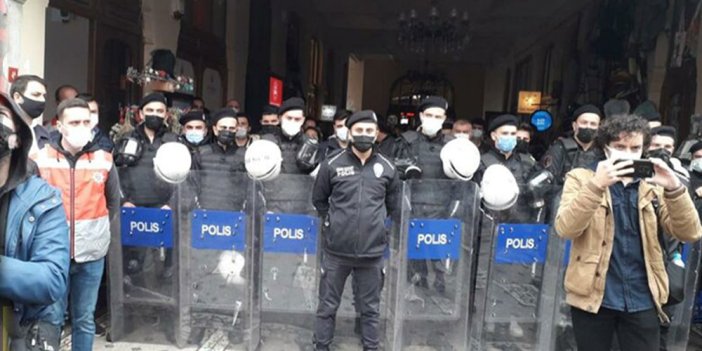 Büyükada İskelesi'nde İBB polis tarafından engellendi. Murat Ongun açıklama yaptı