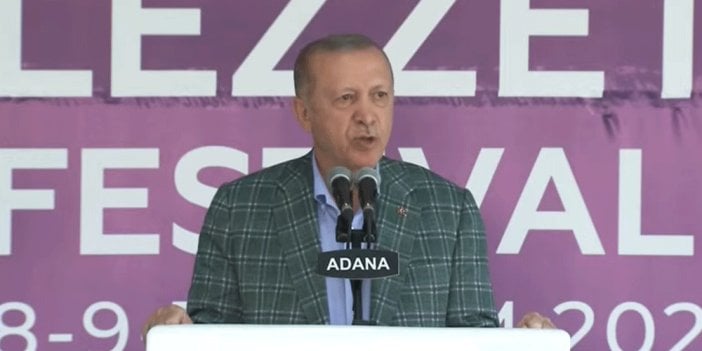 Erdoğan Adana Lezzet Festivali'nde konuştu