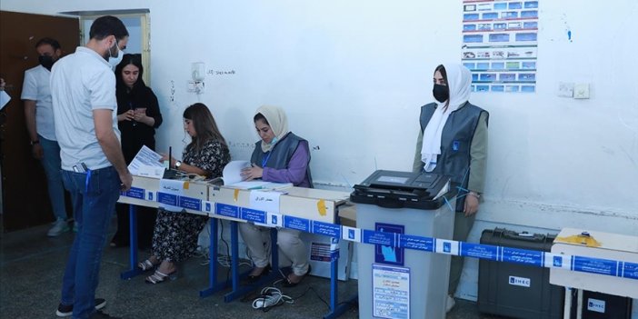 Irak'ta seçime katılım oranı yüzde 41'de kaldı