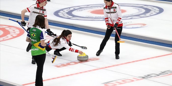 Milliler Curling'de Brezilya'yı farklı geçti