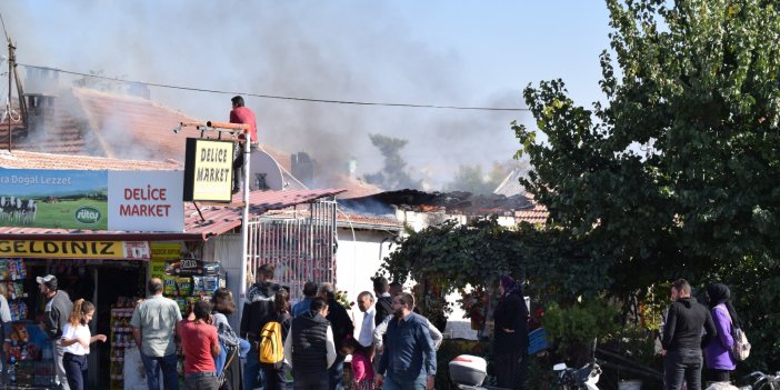 Konya'da yangın paniği