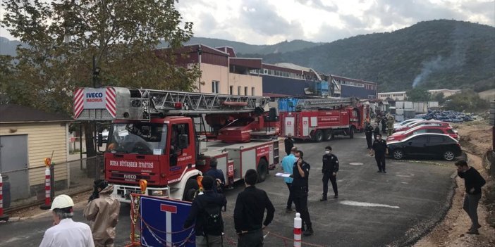 Bursa'da kimya fabrikasında patlama!