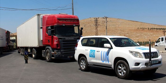 BM'den İdlib'e 103 tır insani yardım