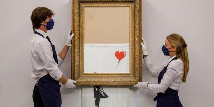 Banksy'nin eseri, rekor fiyata alıcı buldu