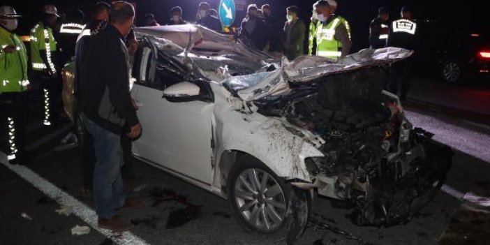 Eskişehir'de korkunç kaza: Emekli emniyet müdürü ile oğlu hayatını kaybetti