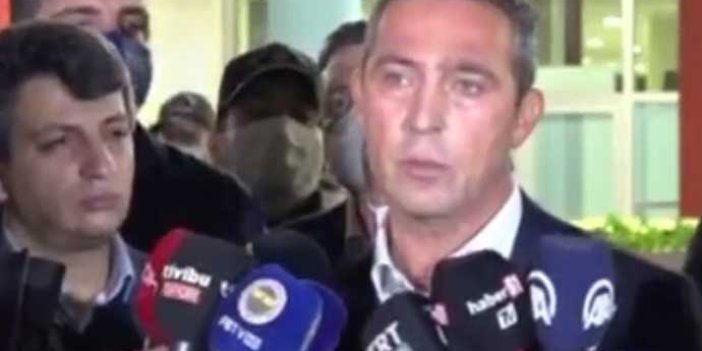 Tartışmalı hakem kararları sonrası Fenerbahçe Başkanı Ali Koç'tan ilk açıklama