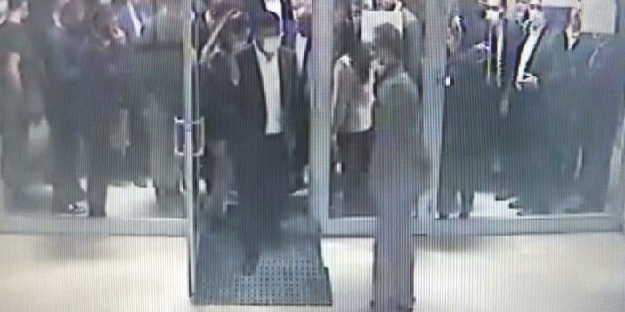 Gelecek Partisi Genel Başkanı Ahmet Davutoğlu’nun bindiği asansörün arızalandığı anlara ait görüntüler ortaya çıktı