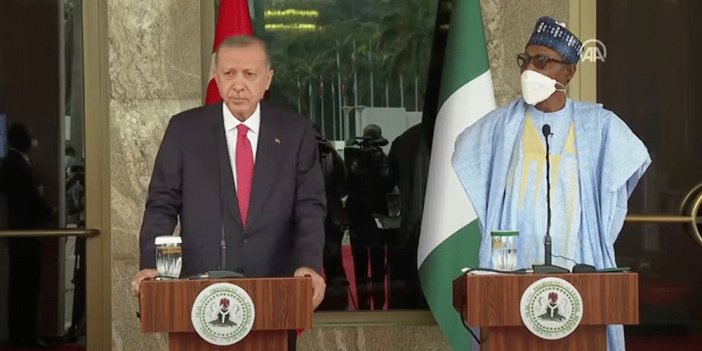 Erdoğan Nijerya'da konuştu