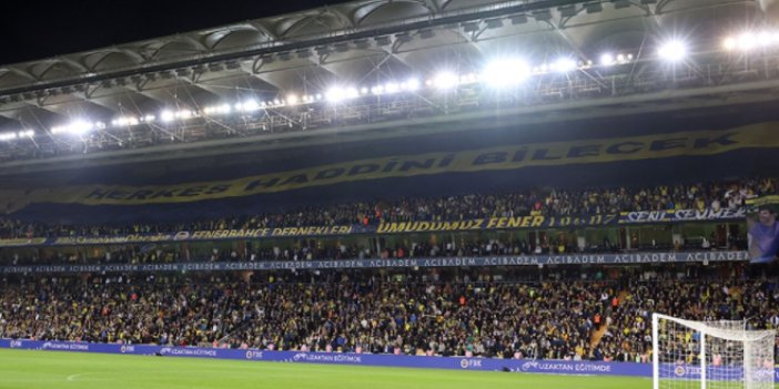 Fenerbahçe tribünlerinden 'yönetim istifa' sesleri