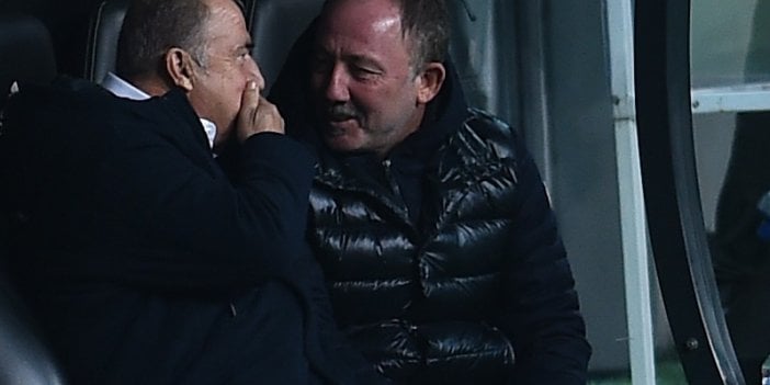 Fısıl fısıl gülüşerek konuştular. Sergen Yalçın ve Fatih Terim maç öncesi ne konuştu