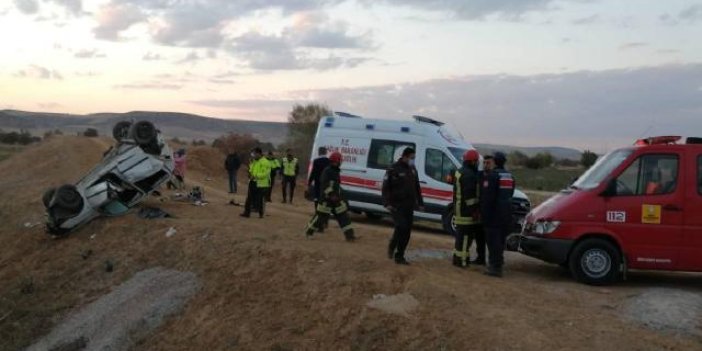 Konya'da otomobil devrildi: 2 ölü, 1 yaralı