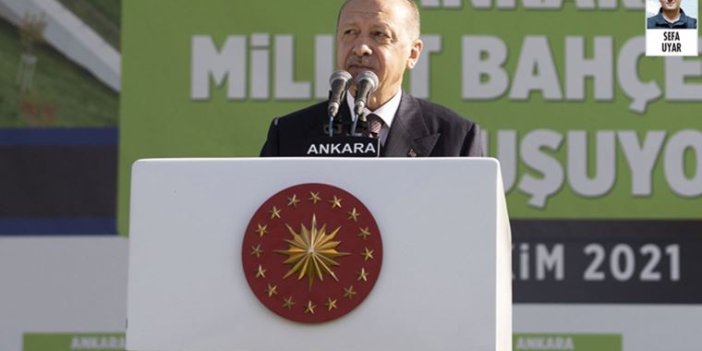 Erdoğan konuştu, millet bahçesinin ismi değişdi