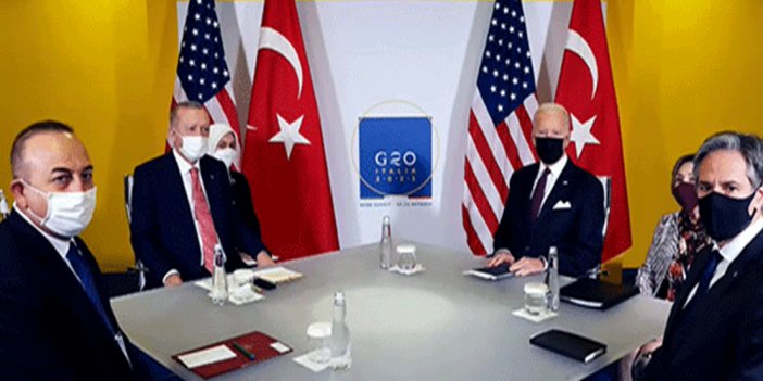 Erdoğan - Biden görüşmesi sona erdi. İki liderin görüşmesi yaklaşık 1 saat sürdü.
