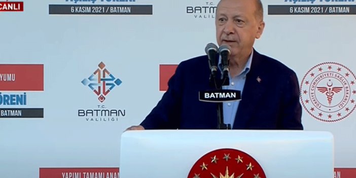 Erdoğan açılış töreninde konuştu
