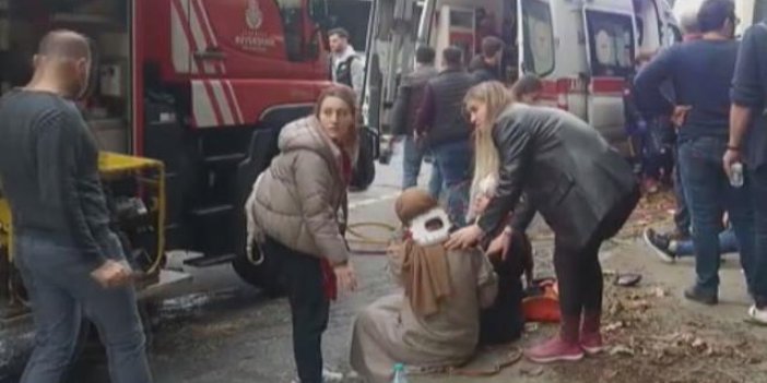 İstanbul Sarıyer'de yolcu minibüsü kaza yaptı!