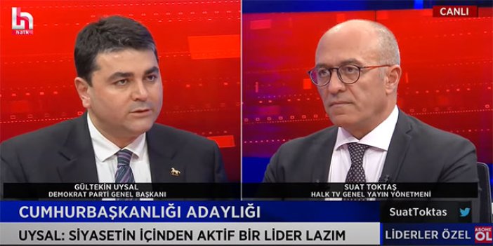 Demokrat Parti lideri Gültekin Uysal'dan canlı yayında büyük iddia! AKP ve MHP'nin alacağı oyu açıkladı