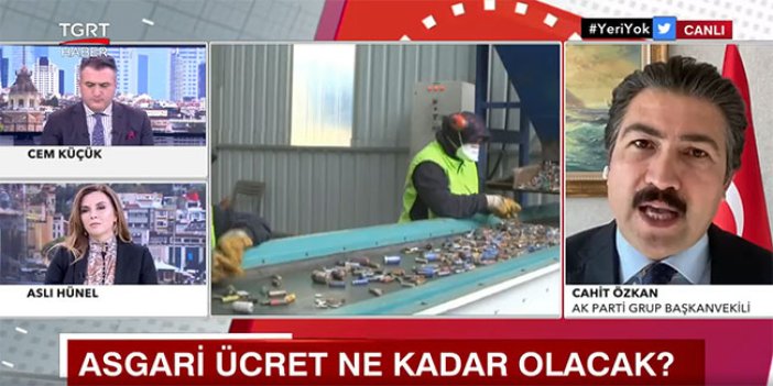 AKP'li Cahit Özkan canlı yayında asgari ücrete yapılacak zammı ağzından kaçırdı! Milyonlarca çalışan merakla bekliyordu