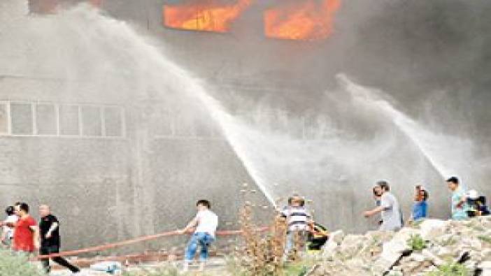 Bursa’da korkutan yangın (10 Temmuz 2012)