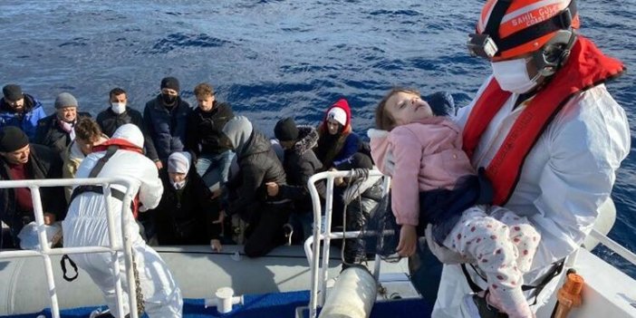 Marmaris’te 142 kaçak göçmen kurtarıldı, 1 organizatör yakalandı