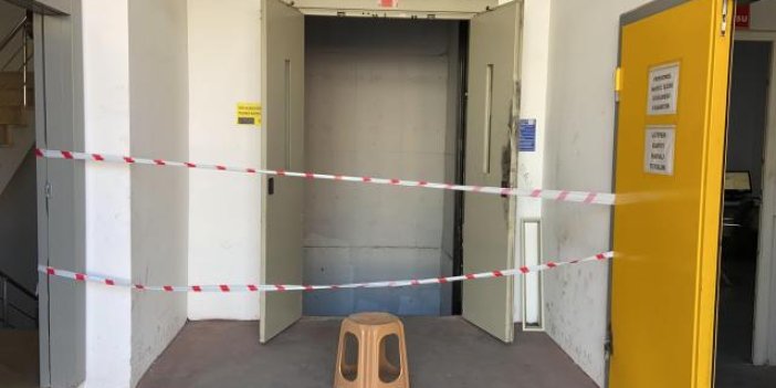 Asansör boşluğuna sıkışan kişi öldü
