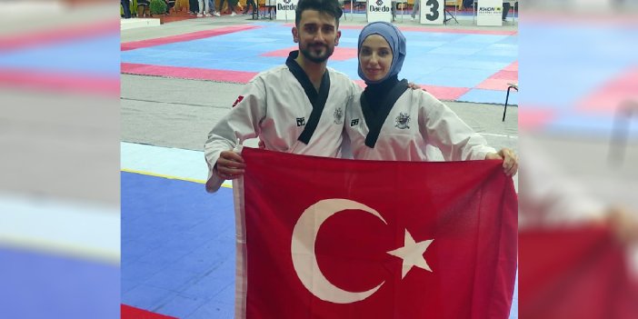 Kübra Dağlı-Emirhan Muran çifti, Tekvandoda Avrupa şampiyonu oldu