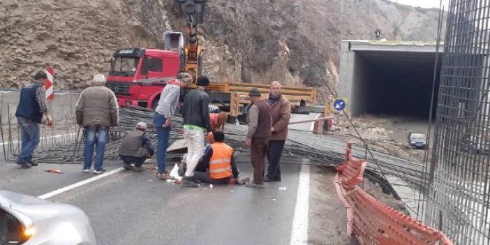 Malatya'da tünel inşaatında kaza. 3 işçi yaralandı