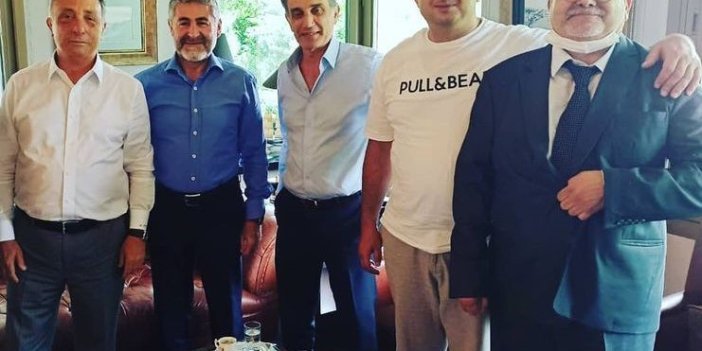 Yeni Hazine ve Maliye Bakanı Nureddin Nebati’nin Beşiktaş başkanıyla da fotoğrafı ortaya çıktı