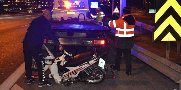 TEM'de motosiklet kazası: Sürücü kurtarılamadı