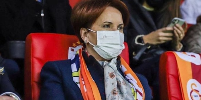 Meral Akşener tarihi Galatasaray-Fenerbahçe maçını tribünden izledi