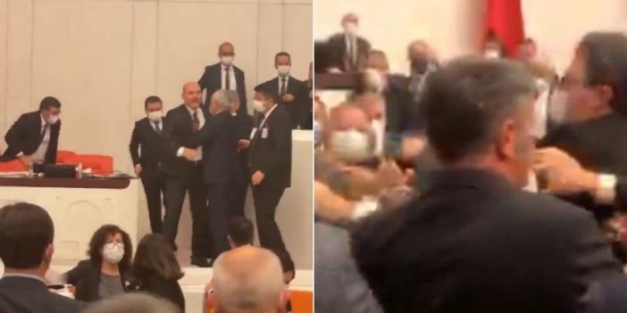 Meclis'te tansiyon yükseldi: Soylu ve AKP’li Alpay Özalan, Özgür Özel’in üzerine yürüdü