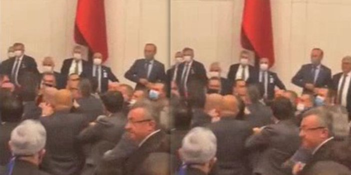 AKP'li Alpay Özalan milletvekiline yumruk attı. TBMM'de yumruklu saldırı