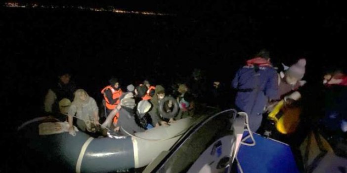 Türk karasularına geri itilen 92 göçmen kurtarıldı