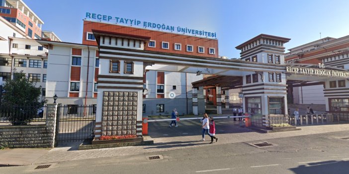 Recep Tayyip Erdoğan Üniversitesi’nde büyük skandal