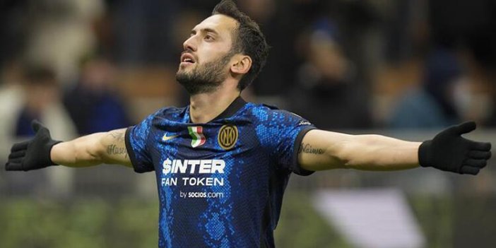 Hakan Çalhanoğlu golünü attı Inter zirveye yükseldi