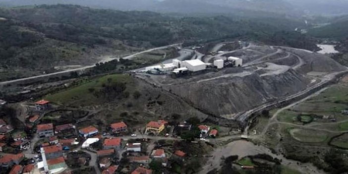 Ayvalık'ta demir madeni atık döküm sahası tekrar çöktü