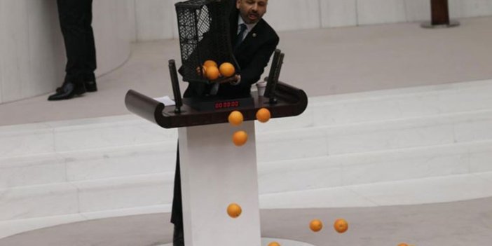CHP'li Erbay'dan bütçe görüşmelerinde 'portakallı' tepki