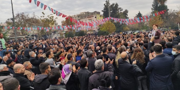 AKP'nin kalesinde Meral Akşener'in esnaf ziyareti mitinge dönüştü