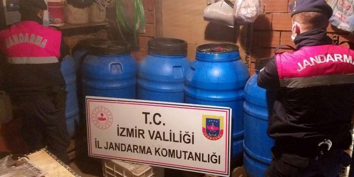 1750 litre sahte şarap ele geçirildi