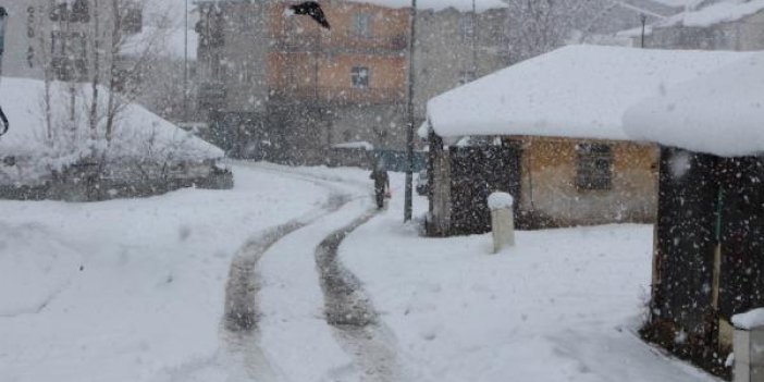 130 köy yolu kardan kapandı