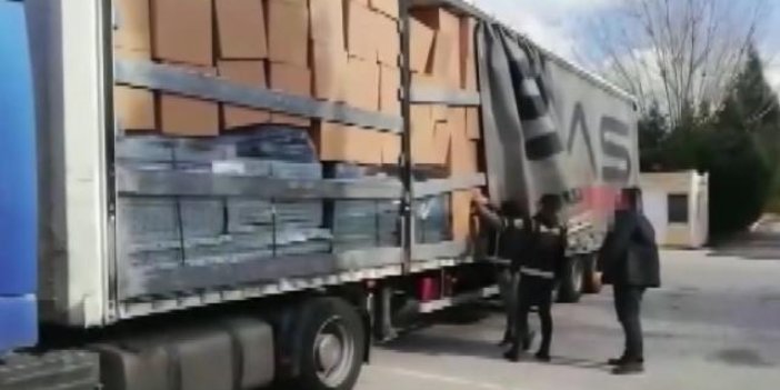 Kocaeli'de bir araçta  6 milyon 620 bin kaçak makaron ele geçirildi