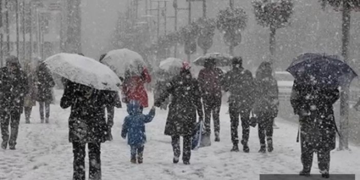Meteoroloji'den 8 il için yoğun kar uyarısı