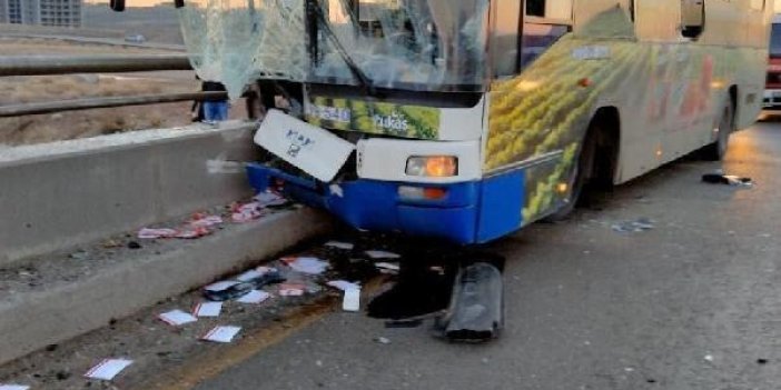 Ankara'da feci kaza: 20 yaralı