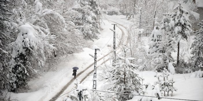 Kastamonu'da kar nedeniyle 36 köy yolu kapandı