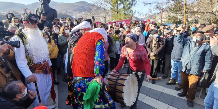 Tunceli'de yeni yılın gelişi ‘Gağan’ geleneğiyle kutlandı