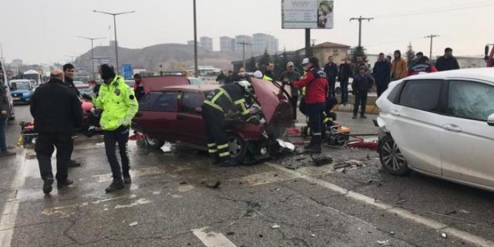 Kırıkkale'de zincirleme trafik kazası