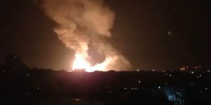 İsrail savaş uçaklarından Gazze Şeridi'ne hava saldırısı