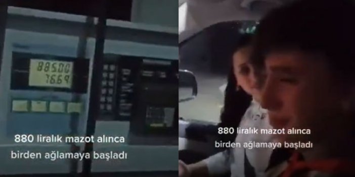 Bir depo mazot aldı, ekranda yazan ücreti görünce annesinin yanında sinir krizi geçirdi