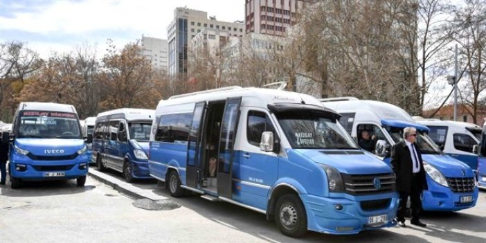 Ankara'da dolmuş ücretlerine zam