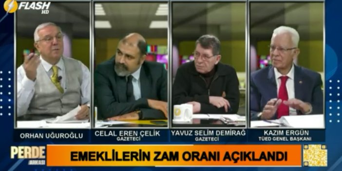 Orhan Uğuroğlu canlı yayında isyan etti. Milyonlarca emekli adına iktidara haykırdı