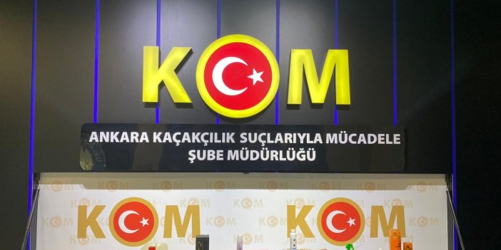 Ankara'da kaçakçılık operasyonu: 137 bin kozmetik ürün ele geçirildi